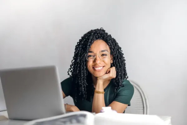 Smiling client who hired a virtual assistant through Jobeelink